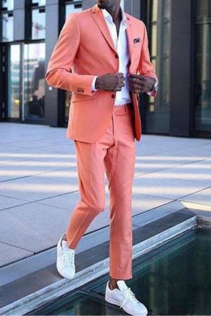 Coral Slim Fit Men's Suit