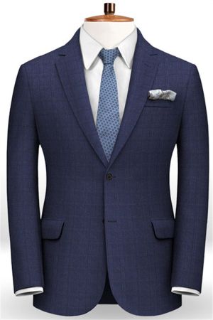Navy Blue Formal Men Suits