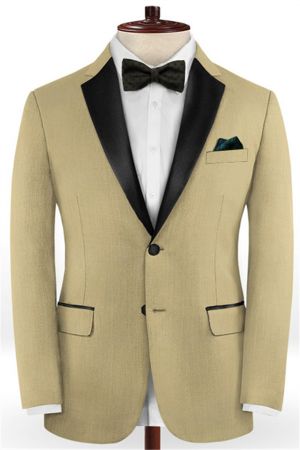 Champagne Prom Men Suits
