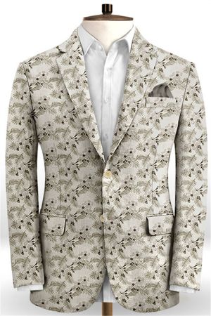 Flower Printed Men Suits