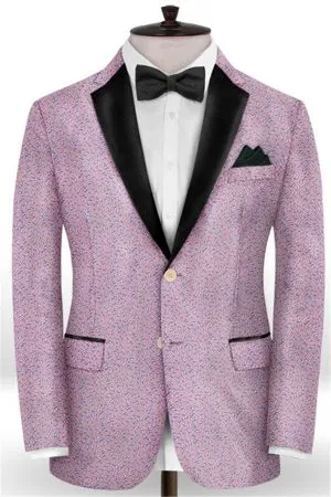 Lavender Slim Fit Men Suits