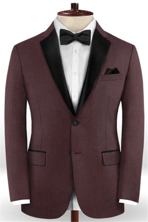 Burgundy Business Men Suits