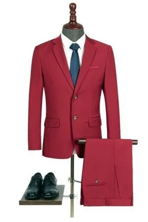 Red Bespoke Prom Suits