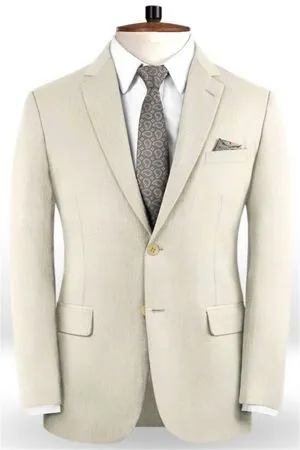 Off White Wedding Men Suits