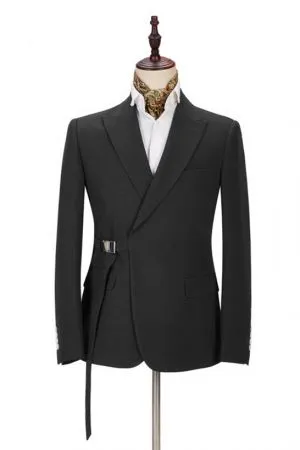Buckle Button Men's Formal Suit
