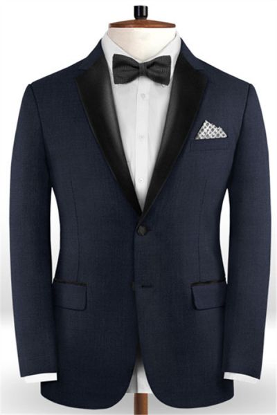 Black Slim Fit Formal Business Men Suits