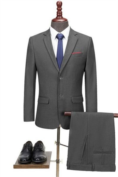Dark Gray Business Men Suits