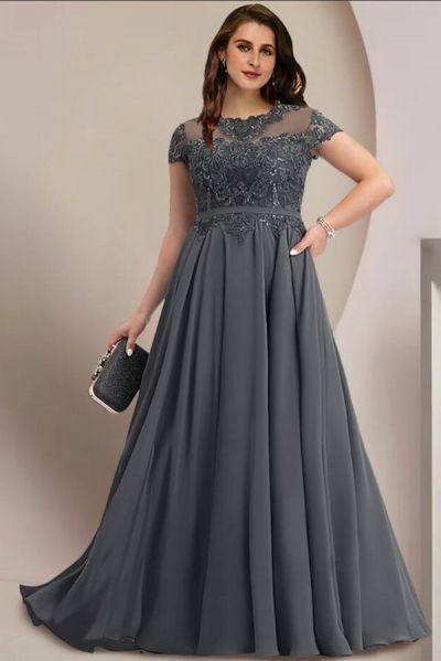 Plus Size Mother of the Bride Dress