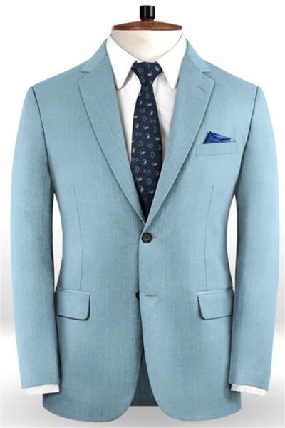 Jade Notch Lapel Two Button Prom Tuxedos