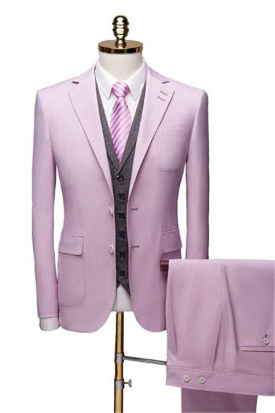 Pink 2-Piece Prom Suit for Men