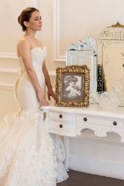 Mermaid Sweetheart Neck Sleeveless Court Train Tulle Wedding Gown With Lace