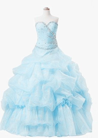 Ball Gown Sweetheart Neck Sleeveless Floor-length Organza Evening Gown With Beading