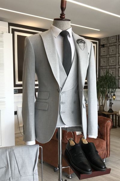 Light Gray Formal Business Suit