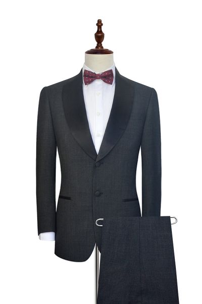 Black Shawl Collar Wedding Tuxedos