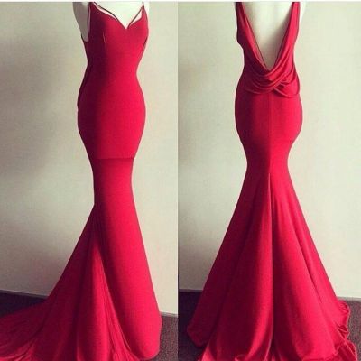 Mermaid Sweetheart Neck Sleeveless Formal Dress With Court Train
