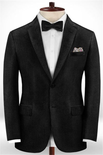 Black Blend Men Suits