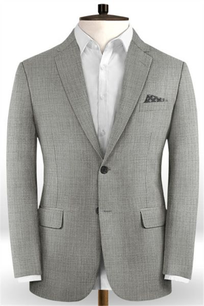 Gray Two Button Tuxedos