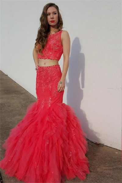 Mermaid Sleeveless Floor-length Evening Gown