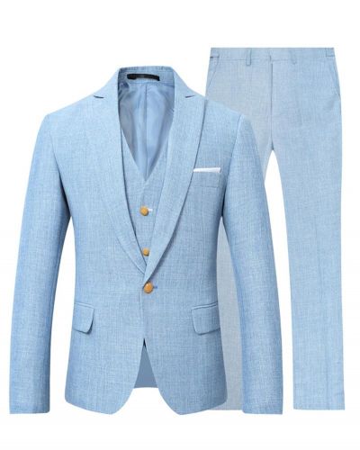 Sky Blue Party Dress Suit