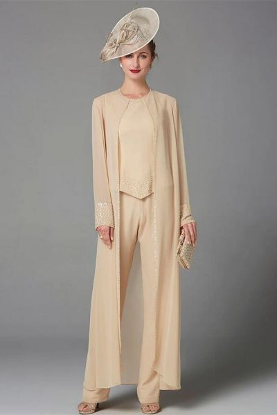 3-Part Jumpsuit Mother of the Bride Dress