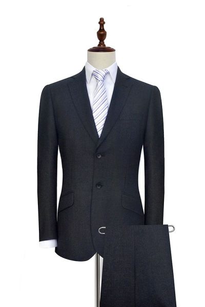 Black Tweed Mens Suits for Formal