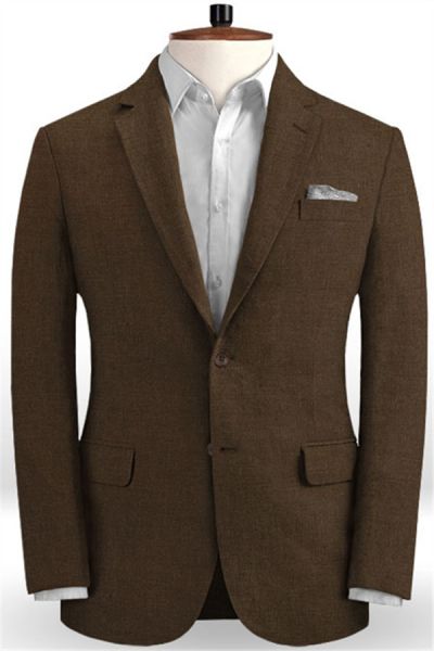 Brown Boyfriend Men Suits
