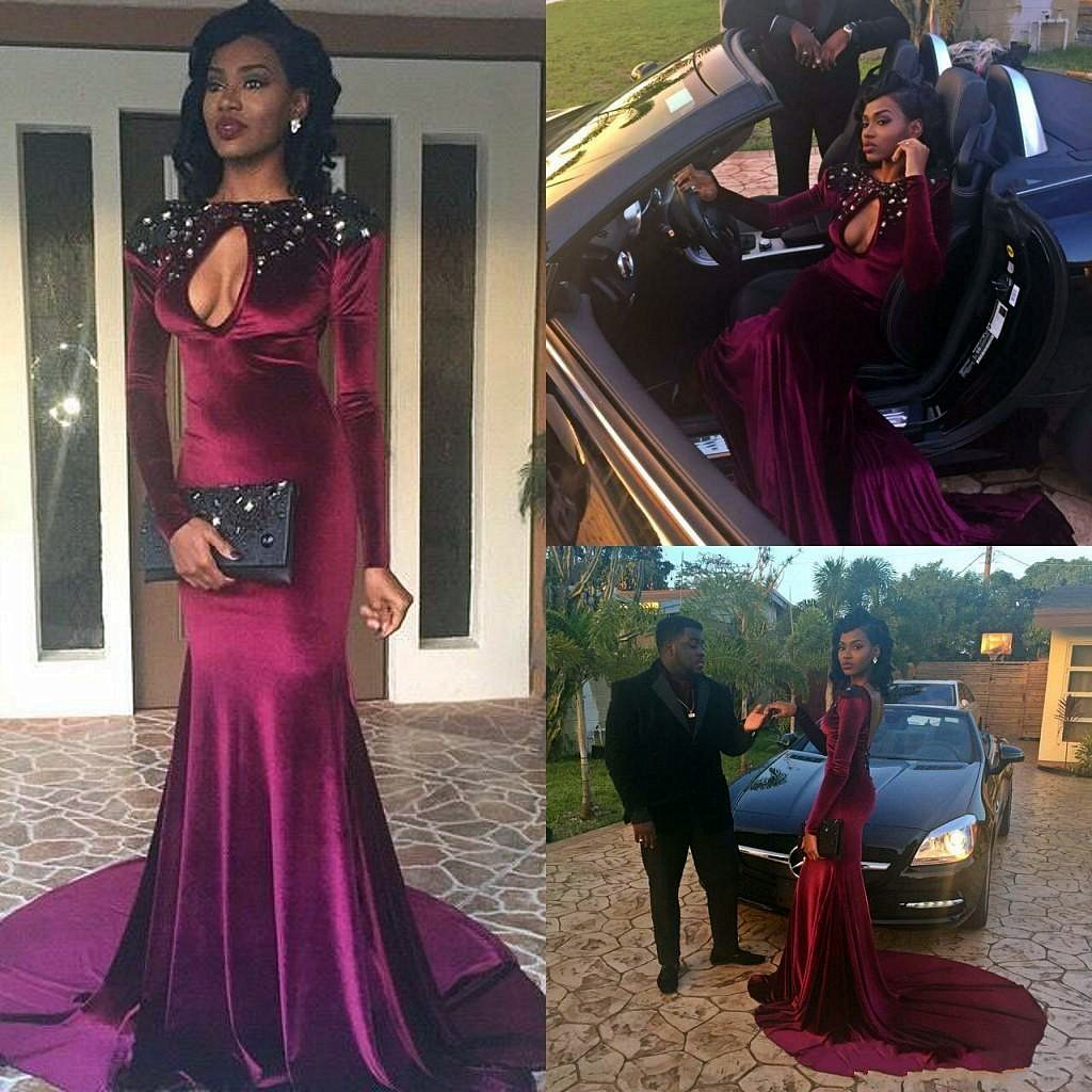 Column Scoop Neck Court Train Evening Dress With Beading 2