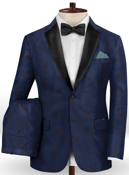 Navy Blue Groom Tuxedos 2