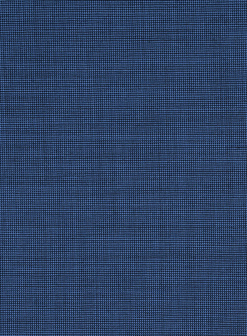 Navy Blue Two Pieces Men's Business Suit 4