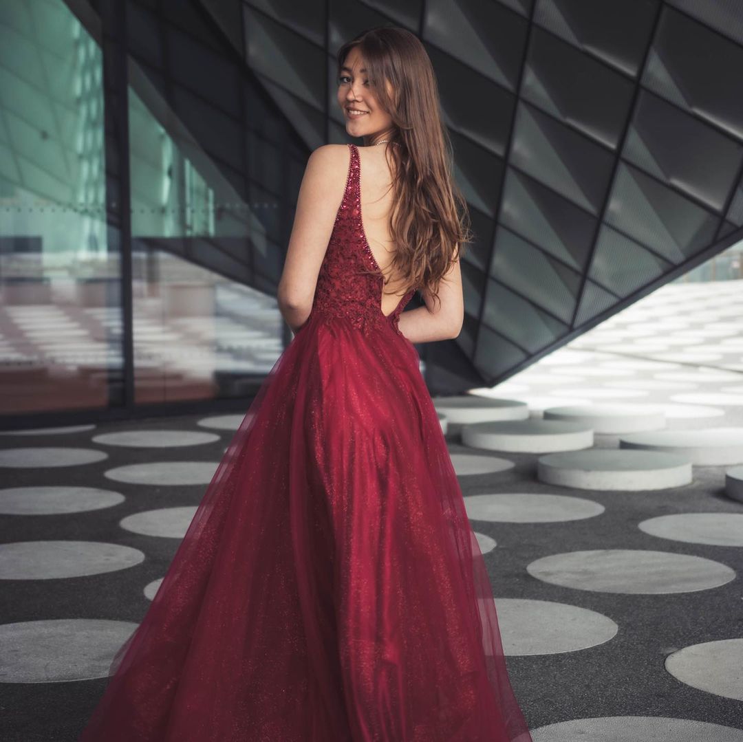 A-line Straps Sleeveless Floor-length Tulle Cocktail Party Dress With Lace 2