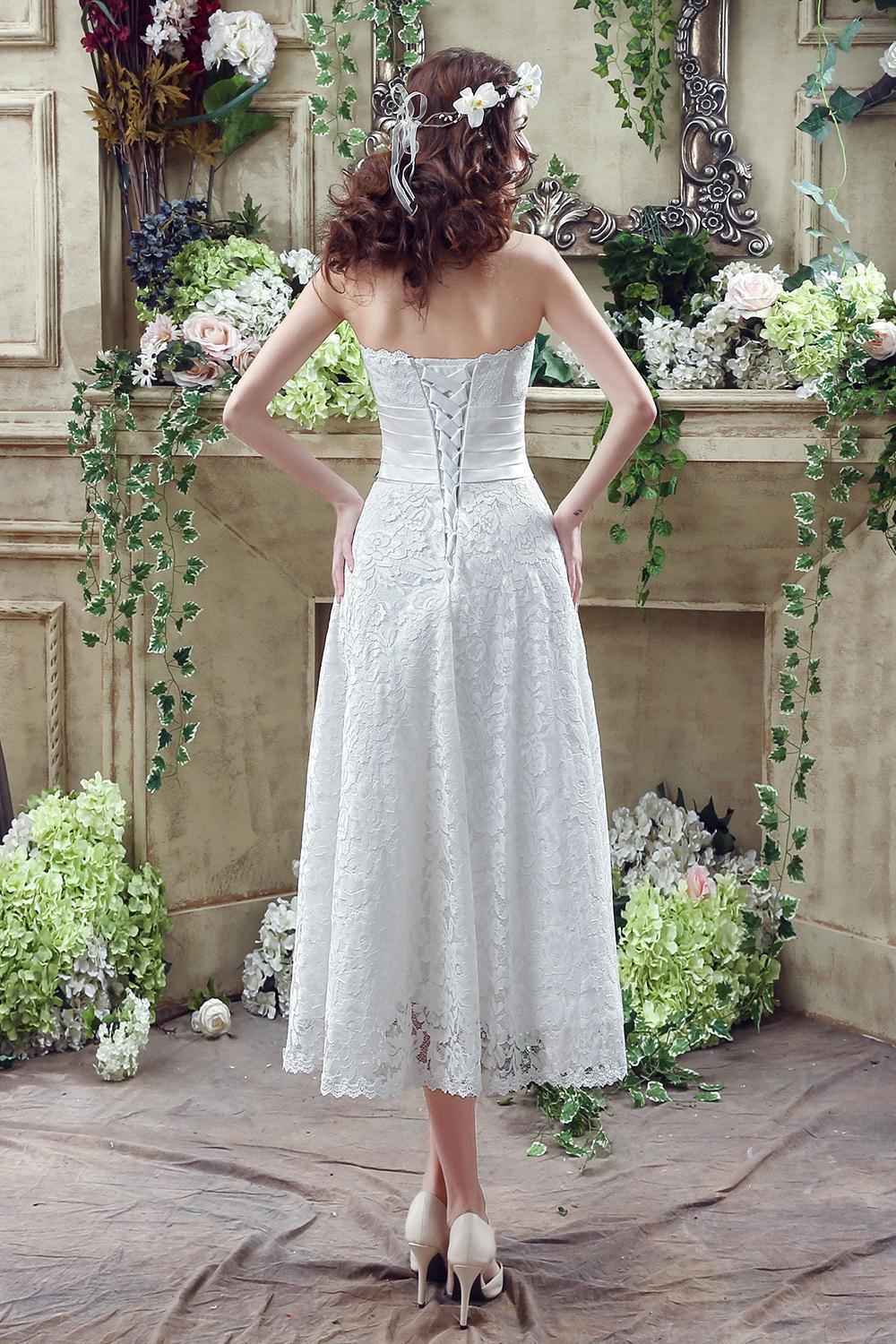 A-line High Neck Sleeveless Sweep / Brush Train Organza Wedding Gown With Beading 2
