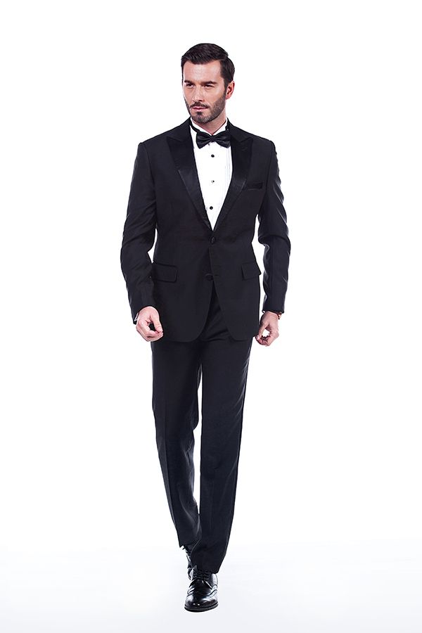 Black Wedding Suits for Men 1