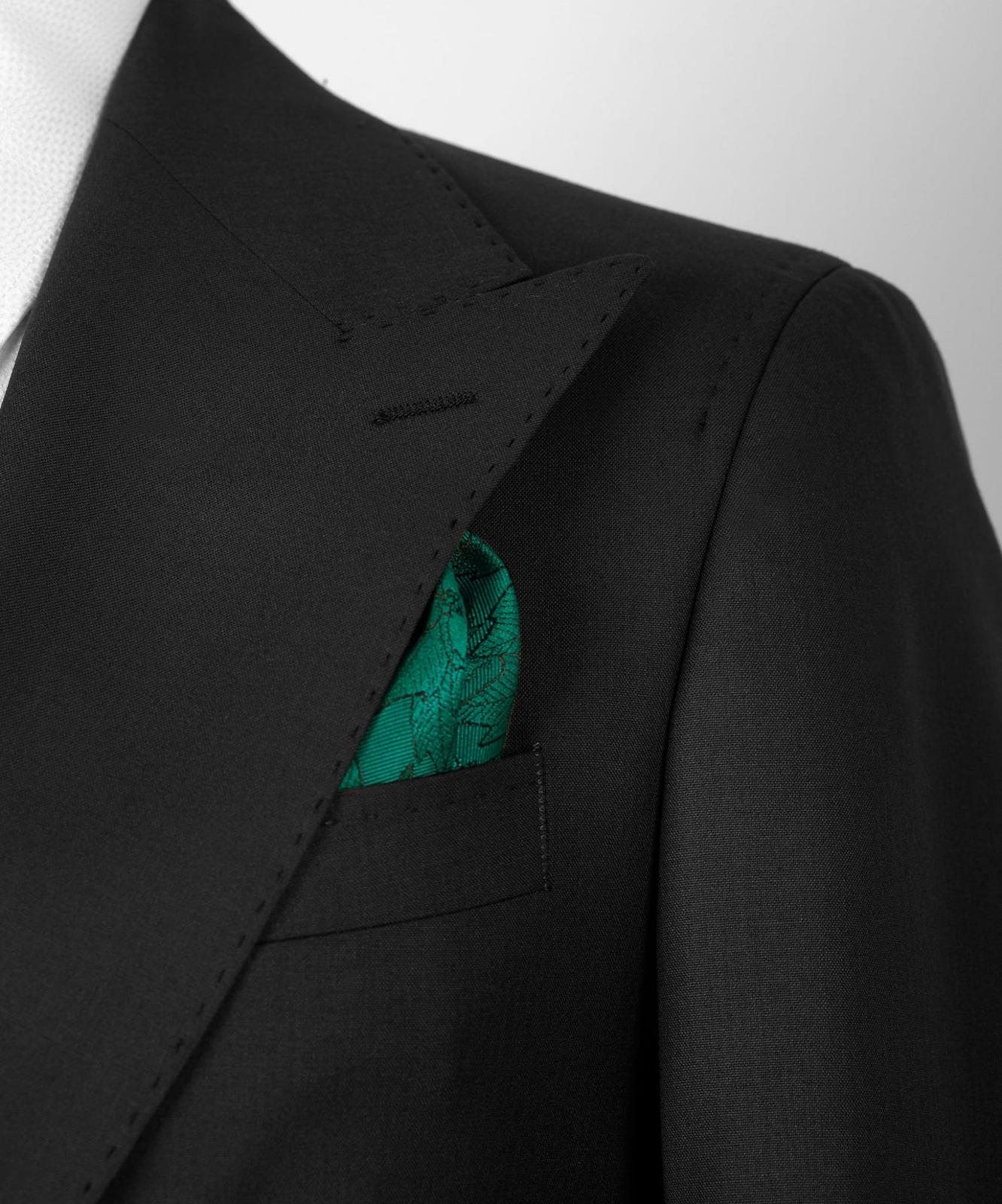 Black Slim Fit Three Pieces  Business Men Suit 3