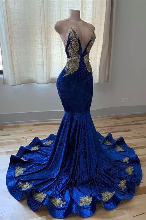 Column V-neck Sleeveless Floor-length Spandex Evening Dress With Beading 2