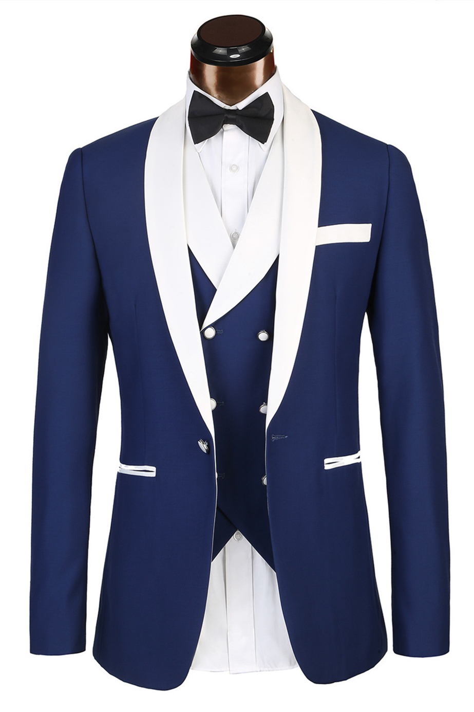 Blue 3 Piece Formal Men's Suit 4