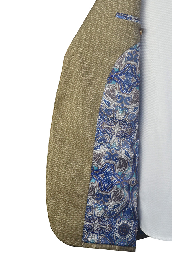 Taupe Single Breasted Leisure Suits for Men with Two Button 6