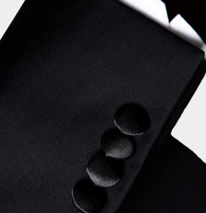 Black Double Breasted Wedding Tuxedo 3