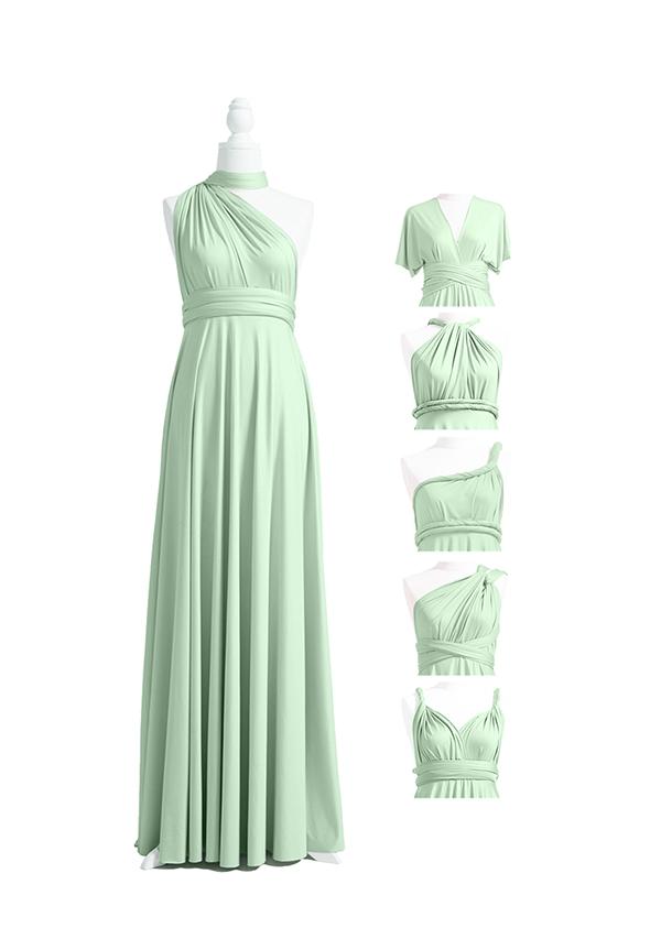 Sage Green Multiway Infinity Dress 4